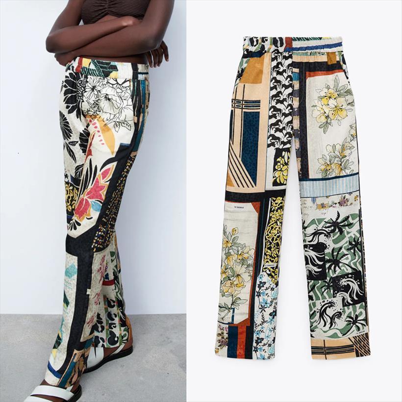 za oversize patchwork trousers women capri wide leg high waist black vintage print elastic, Black;white
za oversize patchwork trousers women capri wide leg high waist black vintage print elastic, Black;white