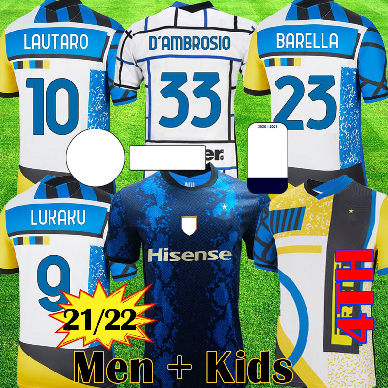 2021 2022 LUKAKU LAUTARO fourth soccer jerseys BARELLA MILAN DE VRIJ VIDAL 20 21 22 football shirt HAKIMI GAGLIARDINI Men Kids inter 4th Kits sets uniform tops, Kids home
2021 2022 LUKAKU LAUTARO fourth soccer jerseys BARELLA MILAN DE VRIJ VIDAL 20 21 22 football shirt HAKIMI GAGLIARDINI Men Kids inter 4th Kits sets uniform tops, Kids home