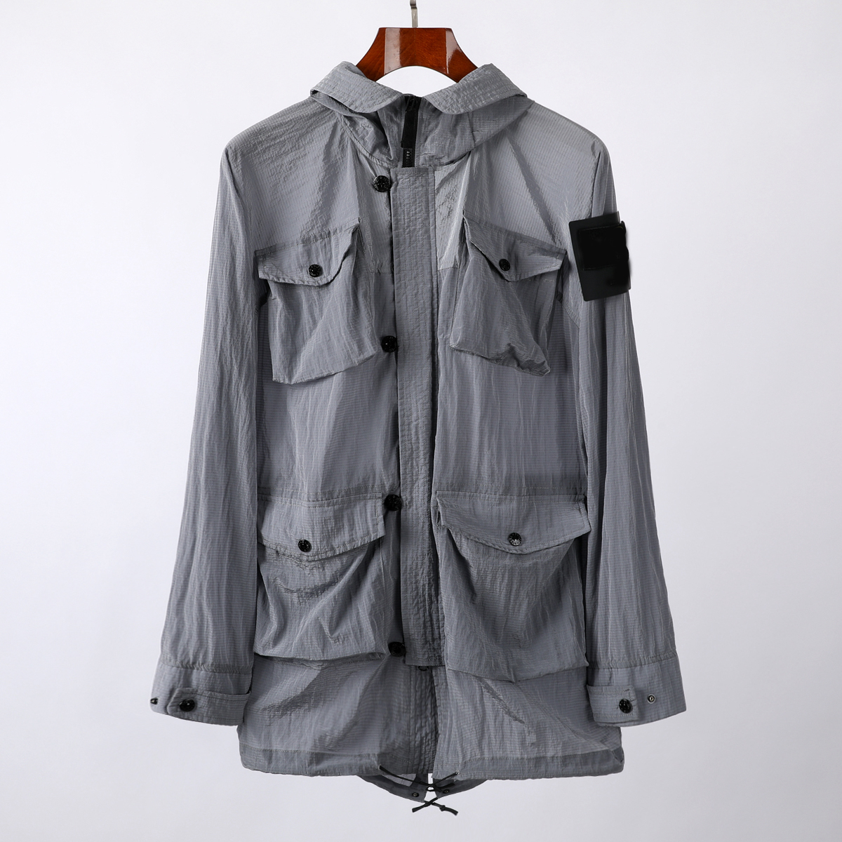 cptoney astone is lan d men's jackets designer armbands long coats are thin more than a pocket hooded, Black;brown
cptoney astone is lan d men's jackets designer armbands long coats are thin more than a pocket hooded, Black;brown