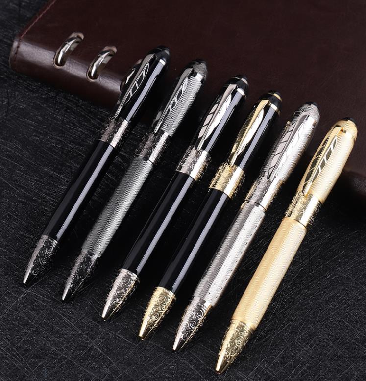 Wholesale Luxury Ball Pen Ballpoint Custom Logo and Packaging Metal Gift, Black grey golden sliver
Wholesale Luxury Ball Pen Ballpoint Custom Logo and Packaging Metal Gift, Black grey golden sliver