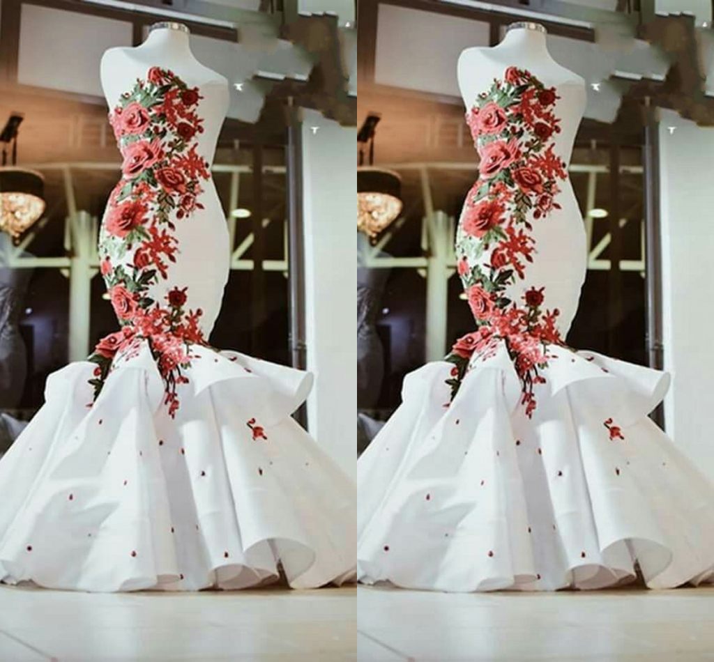 Gorgeous Red and White 3D Floral Flowers Mermaid Wedding Dress 2022 Sweetheart Satin Beading Ruched South Arabic Country Designer African Court Train Bridal Gowns, Yellow
Gorgeous Red and White 3D Floral Flowers Mermaid Wedding Dress 2022 Sweetheart Satin Beading Ruched South Arabic Country Designer African Court Train Bridal Gowns, Yellow
