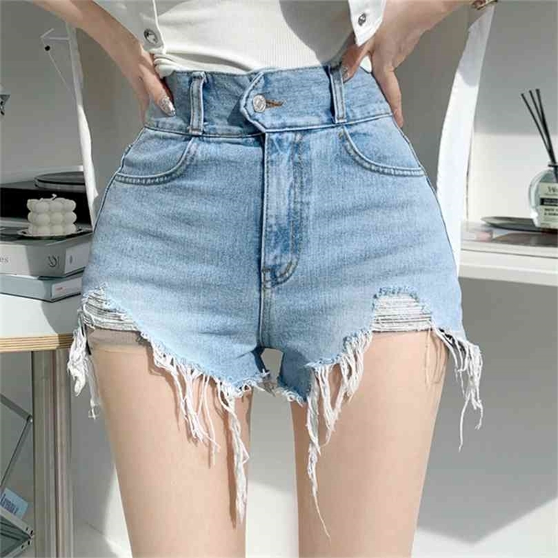 Vintage Ripped Jeans Shorts Women Plus Size High Waist Denim Female Summer Chic Streetwear Stylish Sexy Girls 210722, Pink
Vintage Ripped Jeans Shorts Women Plus Size High Waist Denim Female Summer Chic Streetwear Stylish Sexy Girls 210722, Pink
