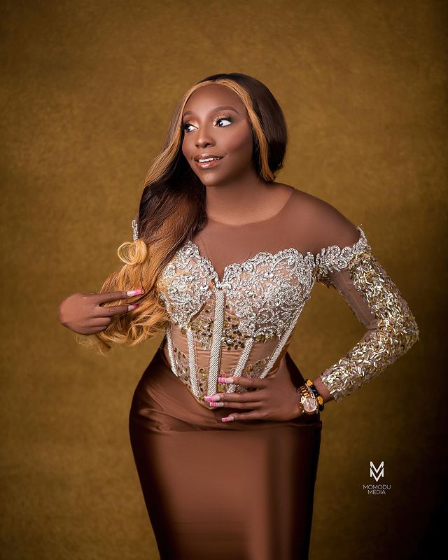 2021 Plus Size Arabic Aso Ebi Brown Sexy Mermaid Prom Dresses Beaded Crystals Lace Satin Evening Formal Party Second Reception Gowns ZJ227