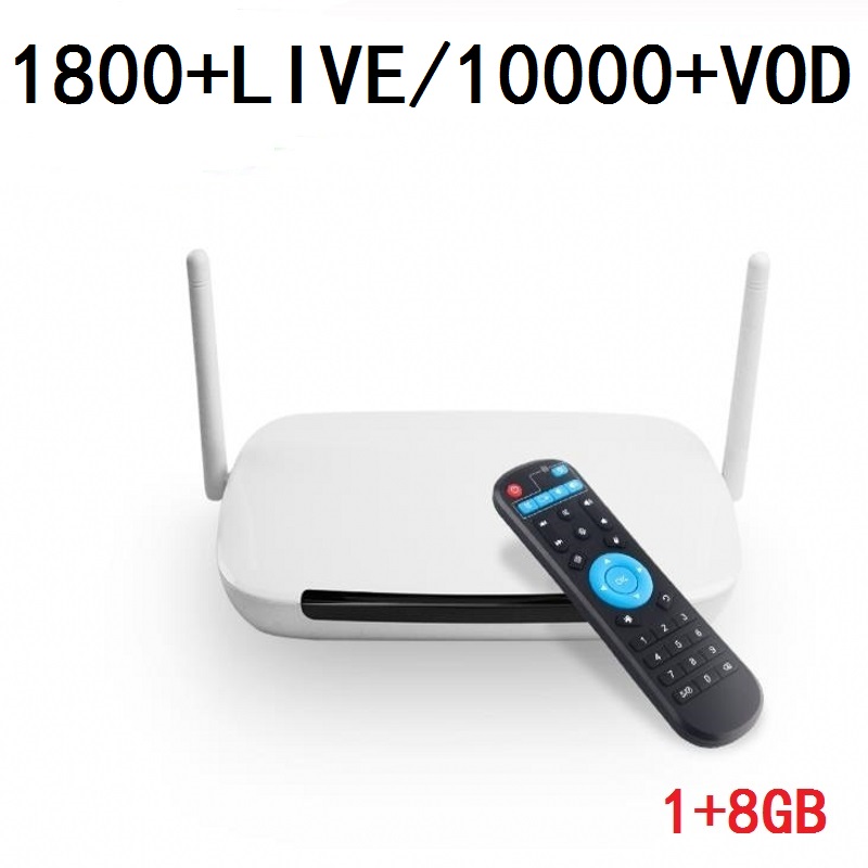 Code d'abonnement 12 mois et lecteur multimédia Android Q9 (1 + 8 Go) pour l'Europe franco-arabe
Code d'abonnement 12 mois et lecteur multimédia Android Q9 (1 + 8 Go) pour l'Europe franco-arabe