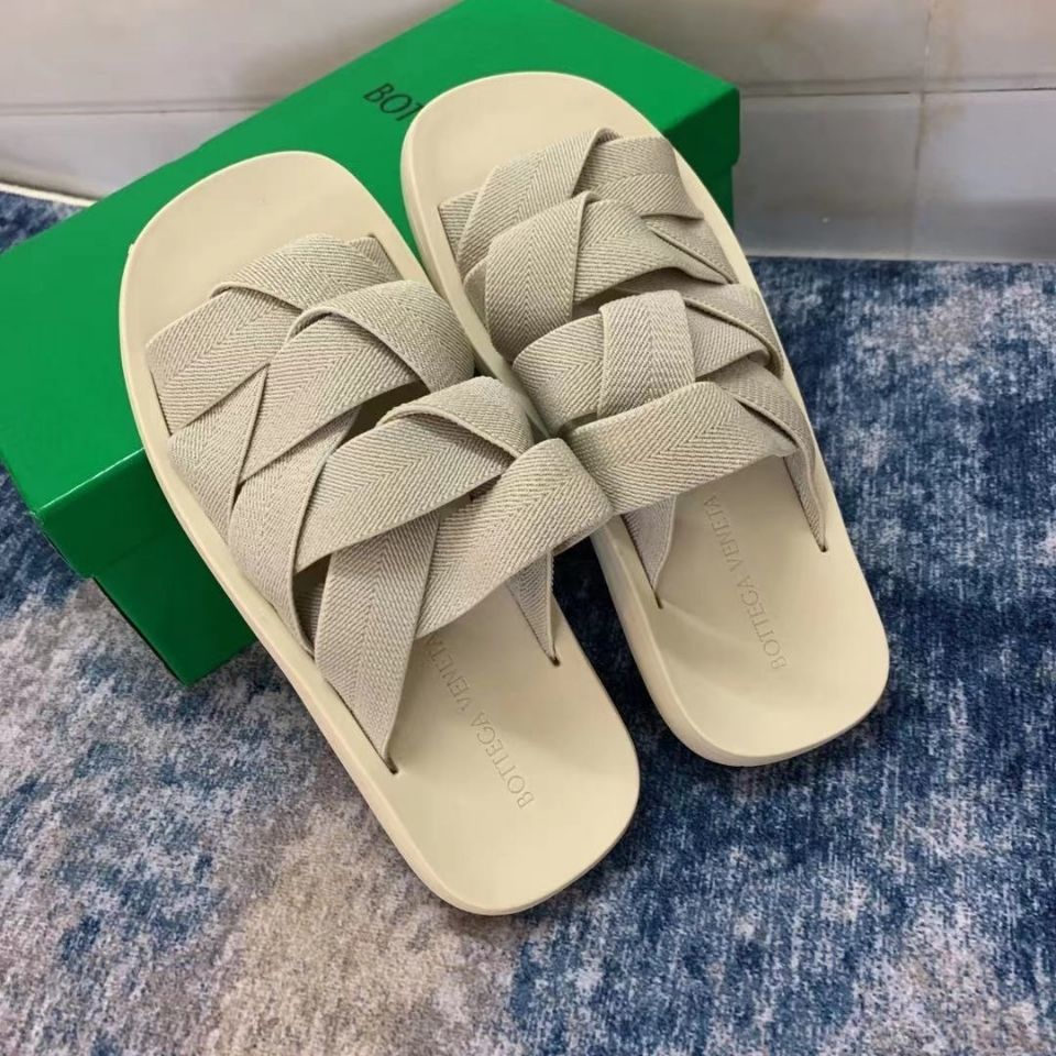 slides 2021 newVeneta Bottega woven casual women wear sandals elastic beach Roman flat slippers, White
slides 2021 newVeneta Bottega woven casual women wear sandals elastic beach Roman flat slippers, White