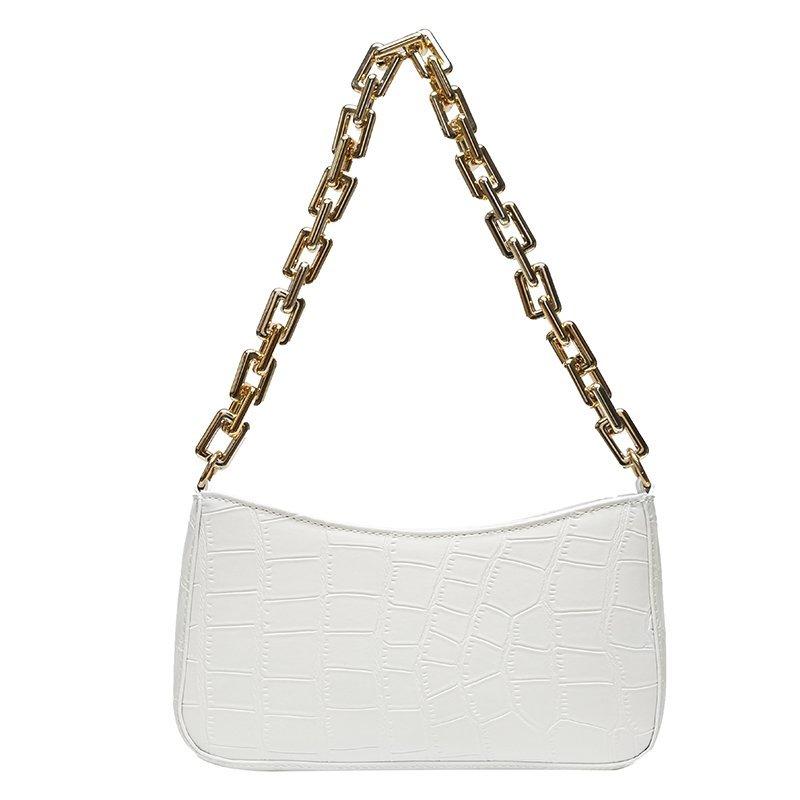 Evening Bags Stone Pattern PU Leather Armpit Bag For Women 2021 Solid Color Metal Chain Shoulder Handbags Female Travel Fashion Hand
Evening Bags Stone Pattern PU Leather Armpit Bag For Women 2021 Solid Color Metal Chain Shoulder Handbags Female Travel Fashion Hand