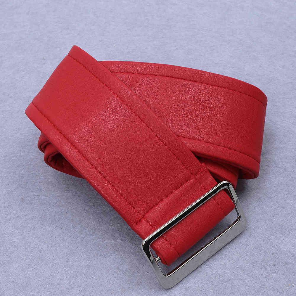 Winter Ladies Leather Jacket Fashion High-End Pu Coat Notch Office Long Belt Slim Trench 210525