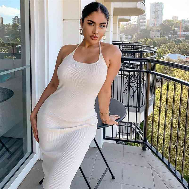 Women Knitted Open Back High Waist Halter Dress Solid Color Slim Sexy Fashion Spring Summer 11B494 210525, Blue
Women Knitted Open Back High Waist Halter Dress Solid Color Slim Sexy Fashion Spring Summer 11B494 210525, Blue
