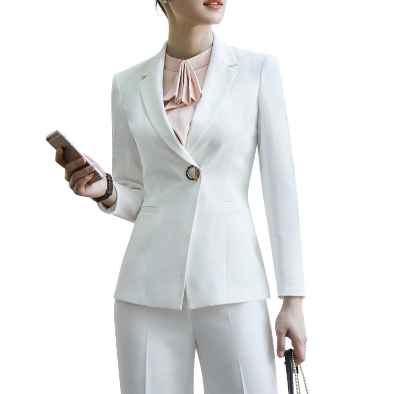 Women's Suits & Blazers White Pants, Black Fashion Business, Formal Suits, Long Sleeved, And Slim Blazer Pants Ladies Work Office Costume Fe, White;black
Women's Suits & Blazers White Pants, Black Fashion Business, Formal Suits, Long Sleeved, And Slim Blazer Pants Ladies Work Office Costume Fe, White;black