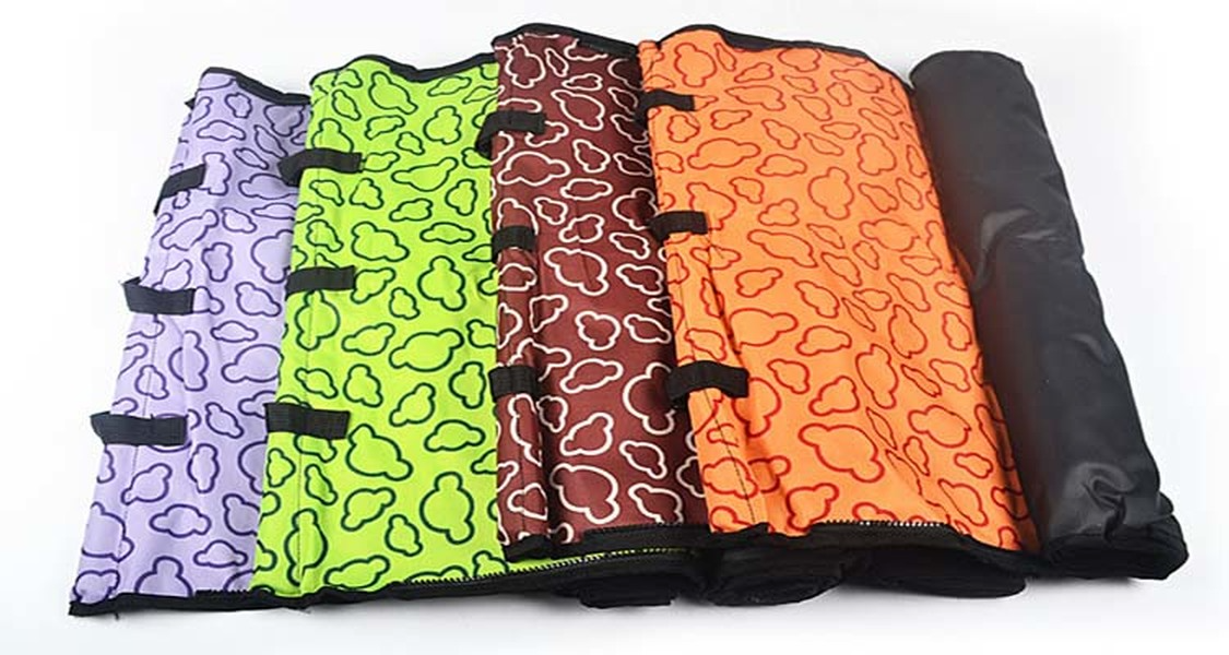 Dog Bags For Small Collapsible Double-deck Car Seat Cover Print Oxford Cloth Travel Hammock Pet Carrier Bag