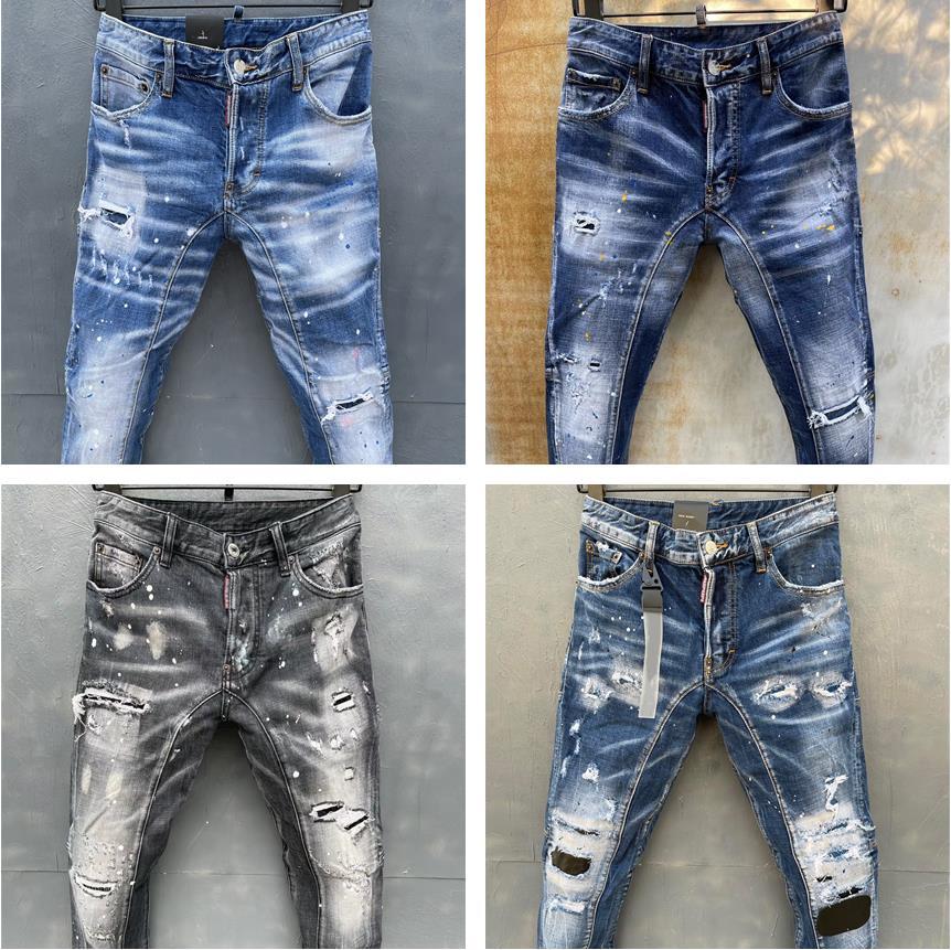 High quality Mens DSQ Jeans Luxury Designer Skinny Ripped Cool Guy Causal Hole Denim Fashion Brand Slim Fit Jeanss Clothing Washed, Blue
High quality Mens DSQ Jeans Luxury Designer Skinny Ripped Cool Guy Causal Hole Denim Fashion Brand Slim Fit Jeanss Clothing Washed, Blue