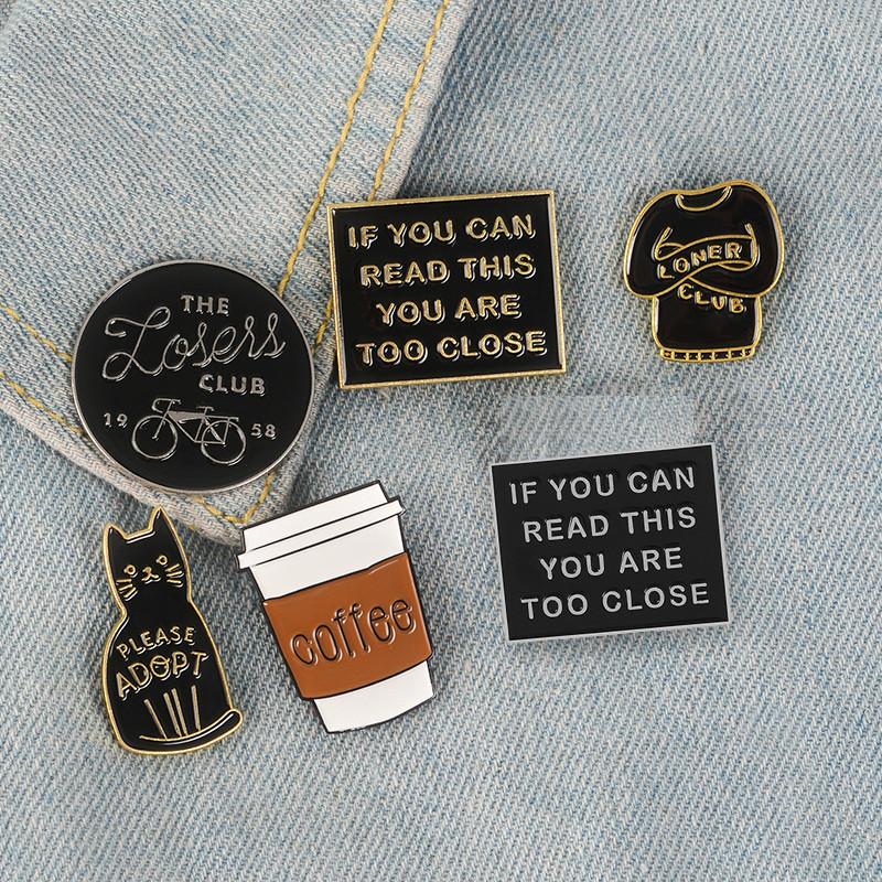 Pins, Brooches Novelty Introvert Loner Loser Club Enamel Pins Badges Bag Clothes Lapel Pin Punk Jewelry Gift
Pins, Brooches Novelty Introvert Loner Loser Club Enamel Pins Badges Bag Clothes Lapel Pin Punk Jewelry Gift