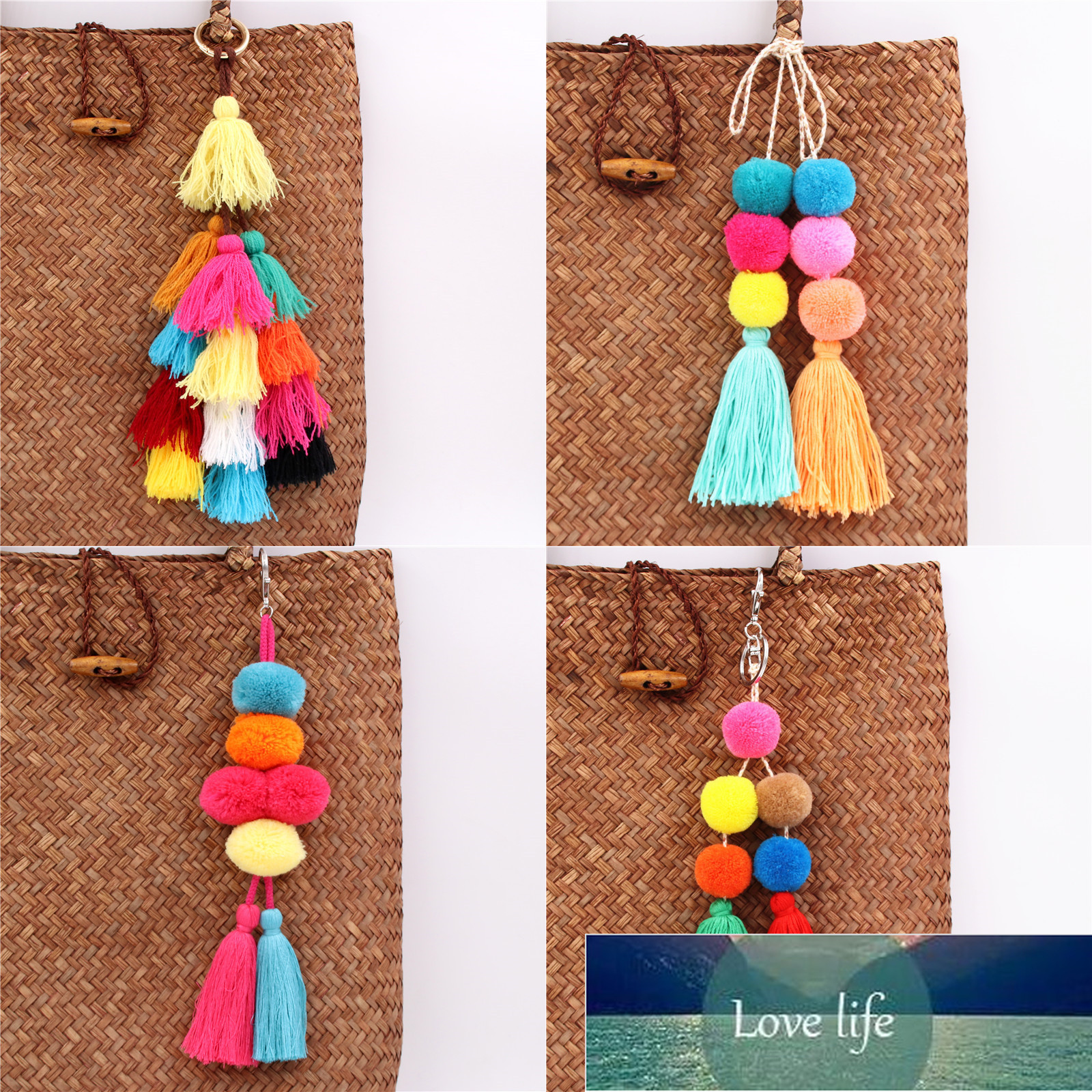 1pc Boho Jewelry Pompom Keychains With Tassel Bag Accessories Bag Hanging For Women Gift Factory price expert design Quality Latest Style Original Status
1pc Boho Jewelry Pompom Keychains With Tassel Bag Accessories Bag Hanging For Women Gift Factory price expert design Quality Latest Style Original Status