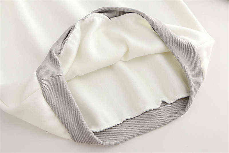 Yolanda Paz Autumn Winter Japanese Sweet Style Women hoodies sweatshirt fashion casual o-neck long sleeve white gray pullover 211109