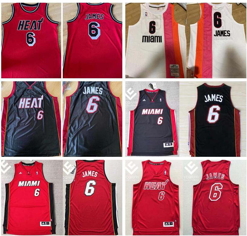 Stitched NBA jersey Miami Heat 6 Lebron James Mitchell & Ness Hardwoods Classics retro basketball jerseys men women youth S-6XL
Stitched NBA jersey Miami Heat 6 Lebron James Mitchell & Ness Hardwoods Classics retro basketball jerseys men women youth S-6XL
