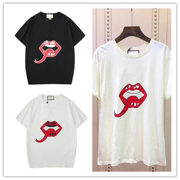 2021 Red lip print T-shirt Mens Womens Couples Summer Top Quality Paris Street Tee Men clothing Casual Short Sleeve jumper
2021 Red lip print T-shirt Mens Womens Couples Summer Top Quality Paris Street Tee Men clothing Casual Short Sleeve jumper