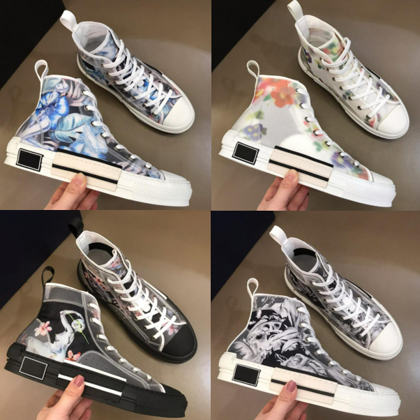 New B23 Shoes Casual Sneaker D 23S Flowers Technical Canvas Oblique Mens HighTop Shoe Womens and Men stylist Sneakers 35-44, Dark grey
New B23 Shoes Casual Sneaker D 23S Flowers Technical Canvas Oblique Mens HighTop Shoe Womens and Men stylist Sneakers 35-44, Dark grey