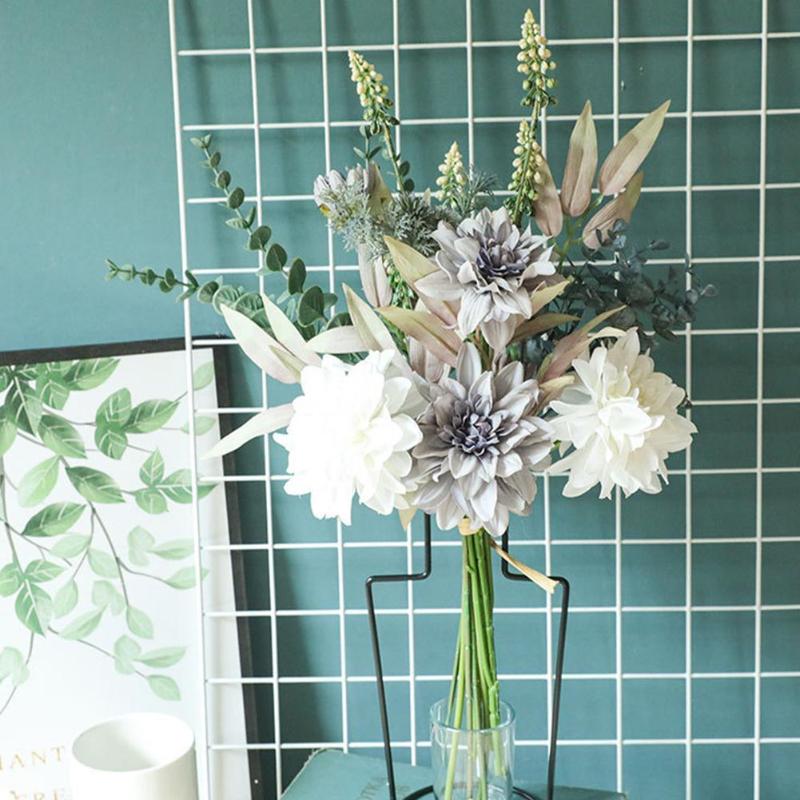 Decorative Flowers & Wreaths Ins Dahlia Bouquet Artificial Long Fake Home Decor DIY Wedding Living Room Decoration
Decorative Flowers & Wreaths Ins Dahlia Bouquet Artificial Long Fake Home Decor DIY Wedding Living Room Decoration