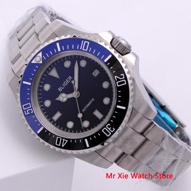 Wristwatches 43mm Automatic Mechanical Men Watch Business Ceramic Bezel Day Date Sapphire Glass Luminous Wristwatch, No5
Wristwatches 43mm Automatic Mechanical Men Watch Business Ceramic Bezel Day Date Sapphire Glass Luminous Wristwatch, No5