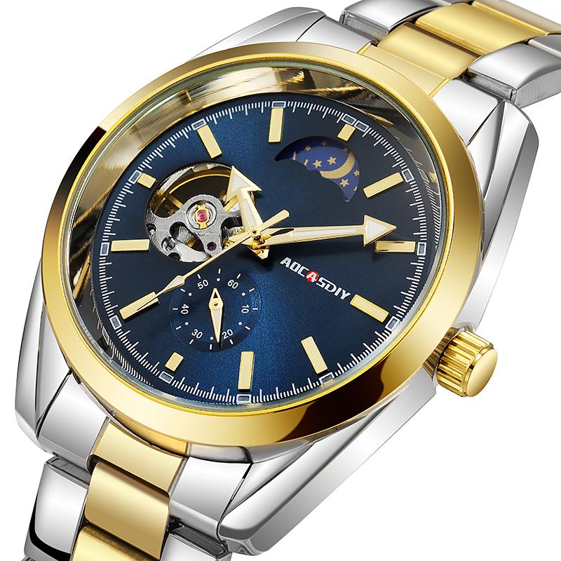Wristwatches AOCASDIY Men's/mens Watches Top Automatic/mechanical/luxury Watch Men Sport Wristwatch Mens Reloj Hombre Tourbillo, White
Wristwatches AOCASDIY Men's/mens Watches Top Automatic/mechanical/luxury Watch Men Sport Wristwatch Mens Reloj Hombre Tourbillo, White