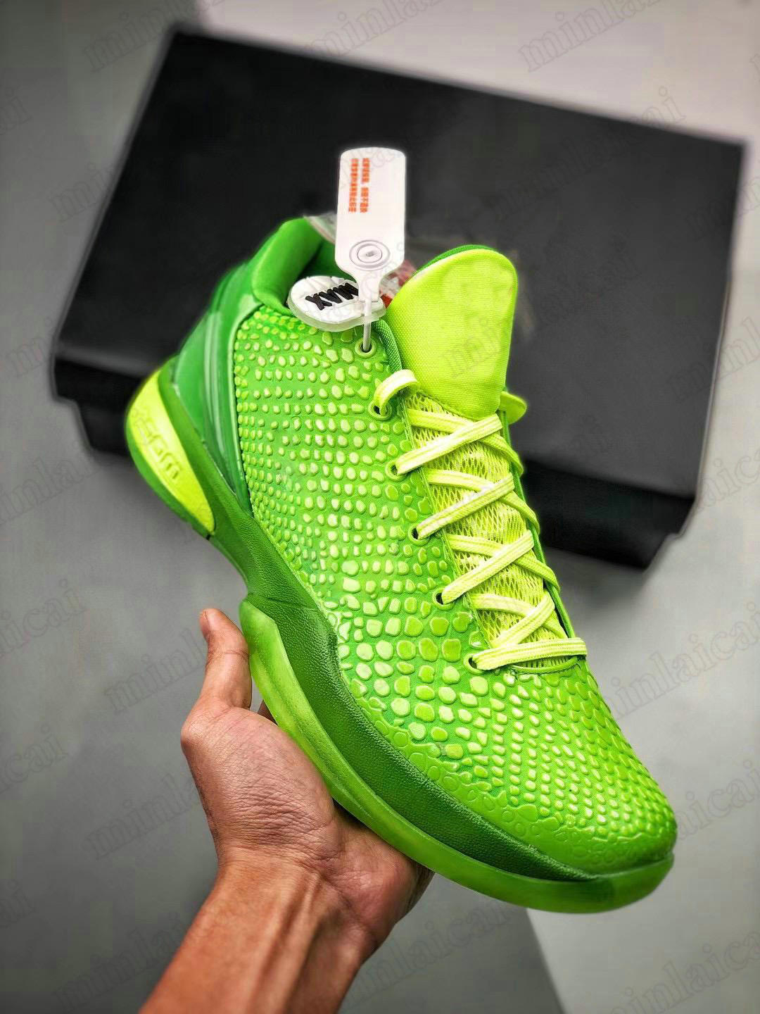 Christmas 6 Protro Grinch Mens Designer Shoes All-star Mamba Green Apple Volt Crimson Black Mans Outdoor Sports Sneakers, Customize
Christmas 6 Protro Grinch Mens Designer Shoes All-star Mamba Green Apple Volt Crimson Black Mans Outdoor Sports Sneakers, Customize