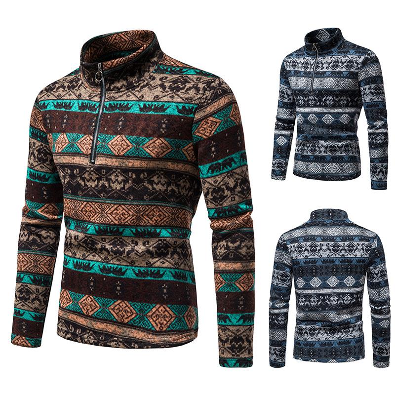 Men's Jackets Winter 2021 Stand-up Collar Pullover Half Zipper Sweater Fashionable Color Jersey, Black;brown
Men's Jackets Winter 2021 Stand-up Collar Pullover Half Zipper Sweater Fashionable Color Jersey, Black;brown