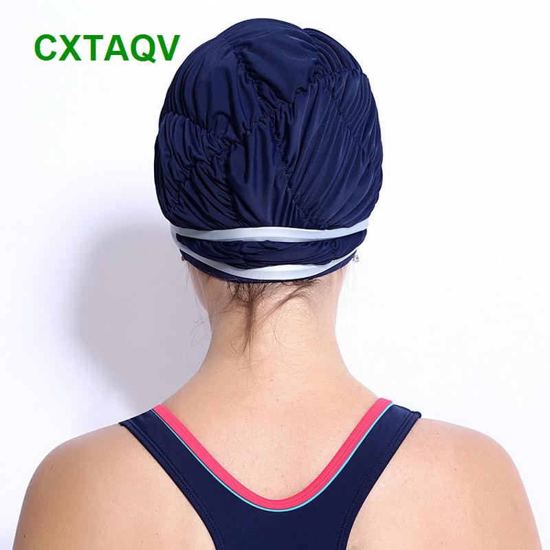 Top Grade 2021 Women Nylon Fabric Swim Pool Hat Waterproof High Stretchy Pure Swimming Cap Protect Ears Hair Care Long Caps
Top Grade 2021 Women Nylon Fabric Swim Pool Hat Waterproof High Stretchy Pure Swimming Cap Protect Ears Hair Care Long Caps