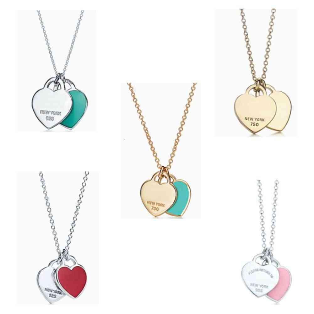 High Quality 1:1 Ttff 925 Sterling Silver Double Heart Chain Jewelry Original Design Lighting Craft
High Quality 1:1 Ttff 925 Sterling Silver Double Heart Chain Jewelry Original Design Lighting Craft