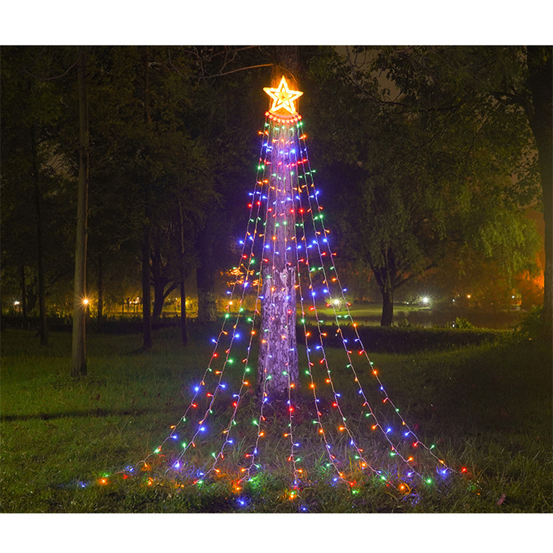 LED Five-pointed Star Waterfall String Light Outdoor Garden Lamp Home Party Christmas Decoration Hanging Lights
LED Five-pointed Star Waterfall String Light Outdoor Garden Lamp Home Party Christmas Decoration Hanging Lights