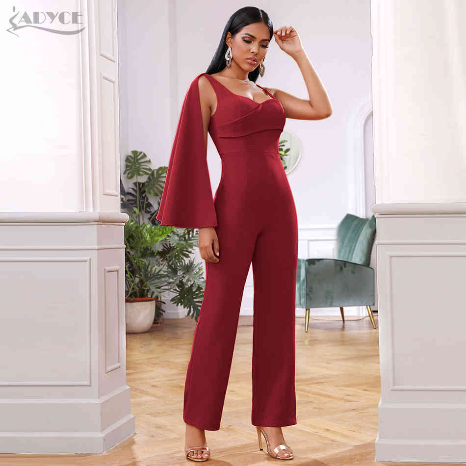 Sexy Women Bodycon Jumpsuit Sleeveless Elegant Orange Solid Casual Bodysuit Ladies Long Full Length Romper 210423