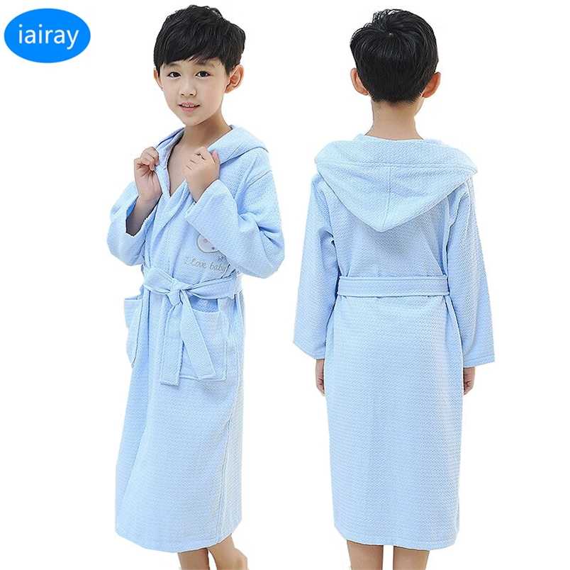 kids cotton bathrobe boy hooded long children for girls roupao blue pajamas bath sleepwear night wear 211109, White
kids cotton bathrobe boy hooded long children for girls roupao blue pajamas bath sleepwear night wear 211109, White