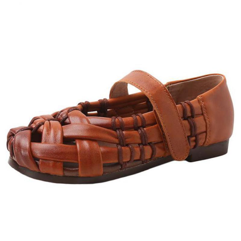 YourSeason Ladies Weave Genuine Leather Shoes 2021 Summer Hook Loop Retro Sewing Flat With Casual Women Vintage Sandals, Coffee
YourSeason Ladies Weave Genuine Leather Shoes 2021 Summer Hook Loop Retro Sewing Flat With Casual Women Vintage Sandals, Coffee