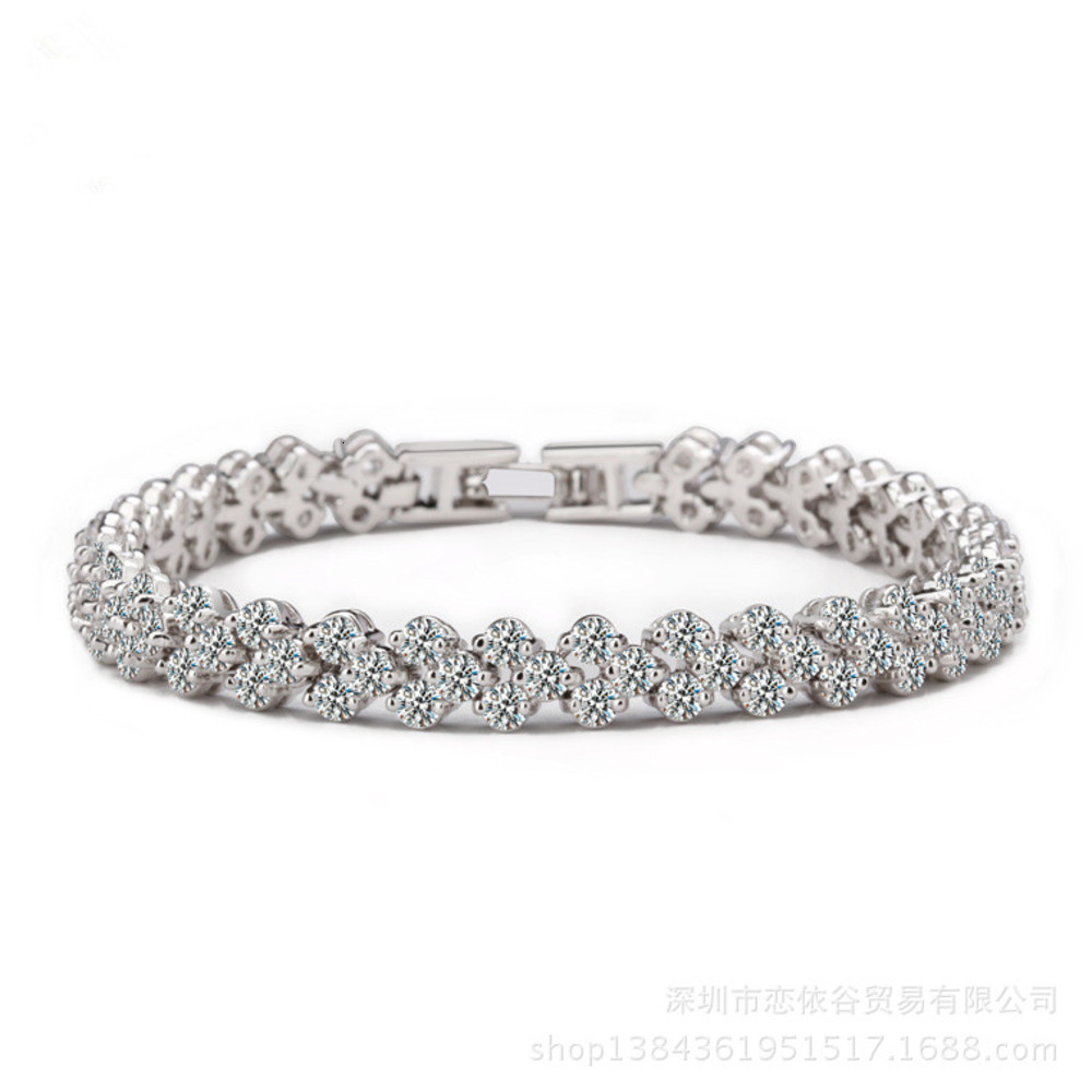 High quality Ro holiday Korean jewelry Austria AAA color zircon bracelet Jewelry generation, Silver
High quality Ro holiday Korean jewelry Austria AAA color zircon bracelet Jewelry generation, Silver