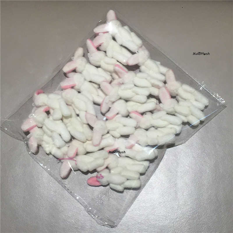 24PCS Little 4.5CM Rabbit Toy , Accessories Soft Plush Stuffed TOY DOLL 210728