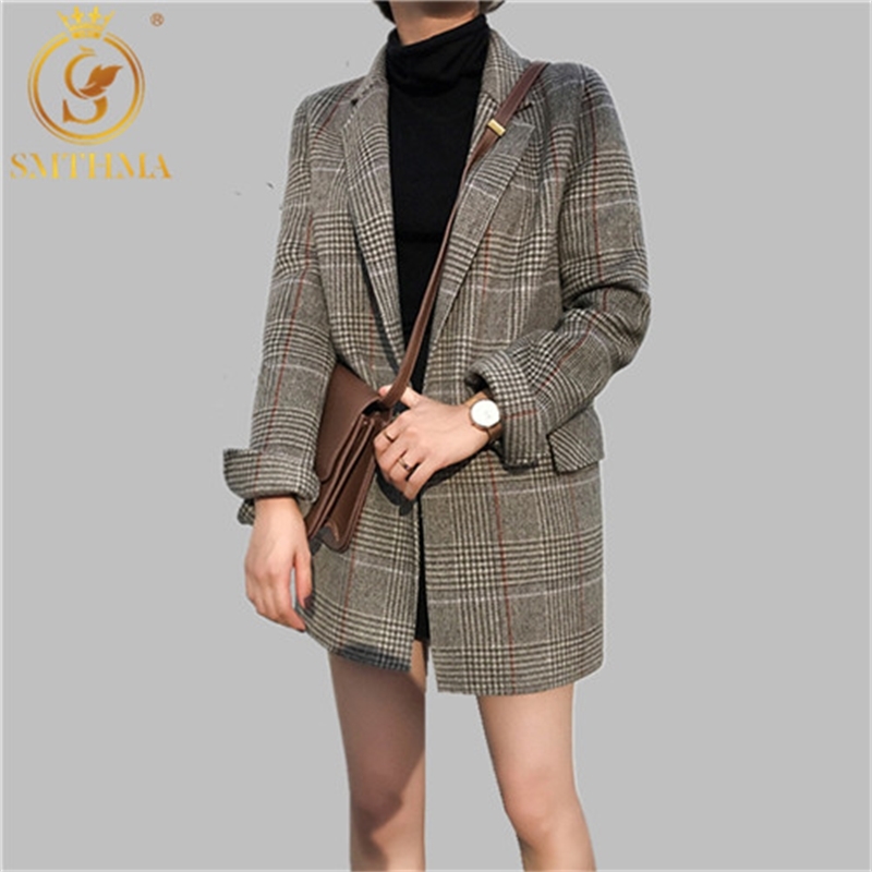 Autumn And Winter Luxury Wool Jacket For Women Vintage Plaid Loose Suit Coat Chaquetas Mujer 210520, Photo color
Autumn And Winter Luxury Wool Jacket For Women Vintage Plaid Loose Suit Coat Chaquetas Mujer 210520, Photo color