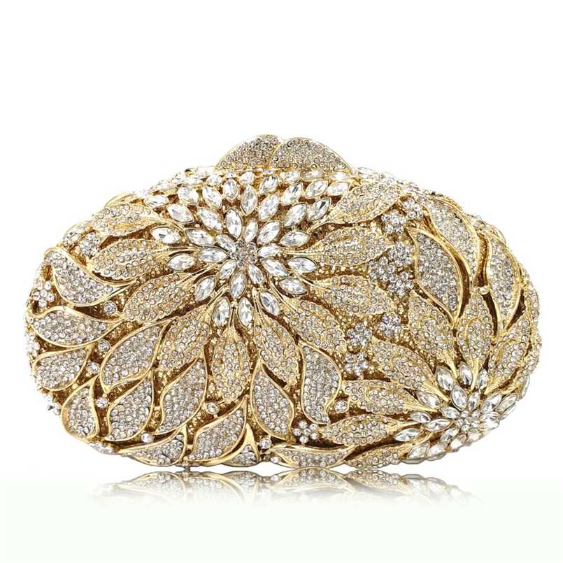 Gold Metal Leaves White Crystals Evening Clutch Bags Luxury Women Wedding Party Purse Ball Handbags Mini Minaudiere 211025, Color same picture
Gold Metal Leaves White Crystals Evening Clutch Bags Luxury Women Wedding Party Purse Ball Handbags Mini Minaudiere 211025, Color same picture