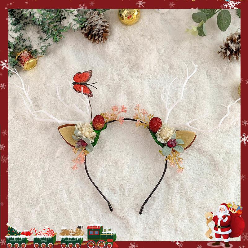 Hair Clips & Barrettes Christmas Plush Antlers Forest Fairy Small Wild Fruit Pine Nut Headband, Golden;silver
Hair Clips & Barrettes Christmas Plush Antlers Forest Fairy Small Wild Fruit Pine Nut Headband, Golden;silver