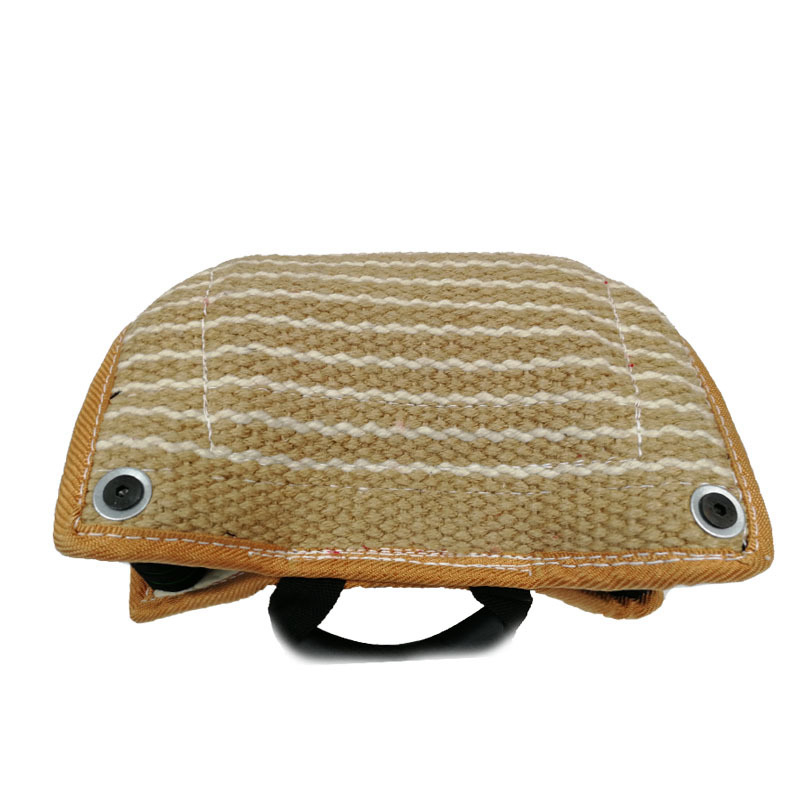 Tough Jute Dog Training Bite Pillow Wedge 3 Handles Interactive for Puppies Young Playing Fetching Games13 x 8In to Large Dogs Ideal War K9
Tough Jute Dog Training Bite Pillow Wedge 3 Handles Interactive for Puppies Young Playing Fetching Games13 x 8In to Large Dogs Ideal War K9