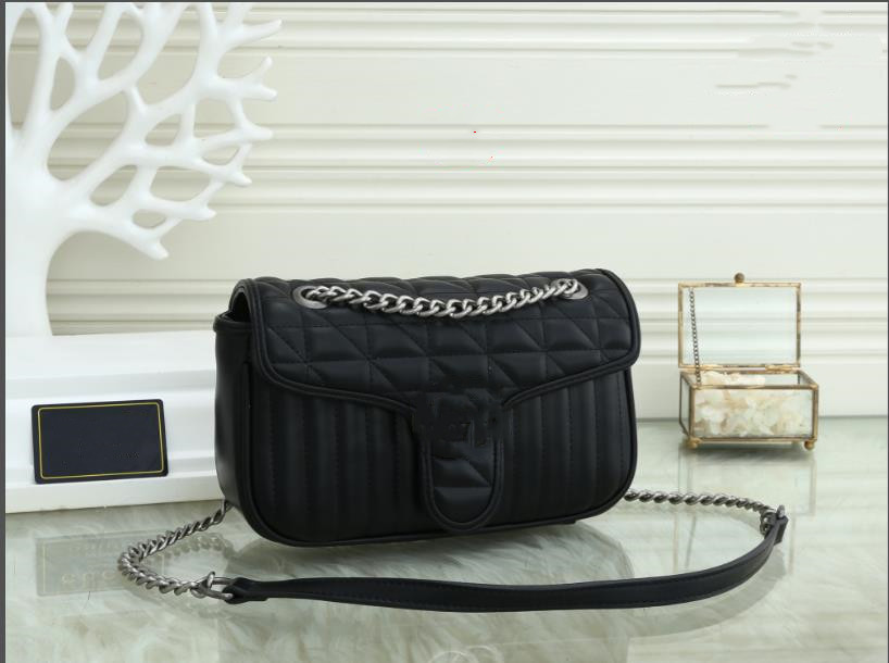 2022 new high qulity bags classic womens chain handbags ladies composite tote PU leather clutch shoulder bag female purse, Black 22cm
2022 new high qulity bags classic womens chain handbags ladies composite tote PU leather clutch shoulder bag female purse, Black 22cm