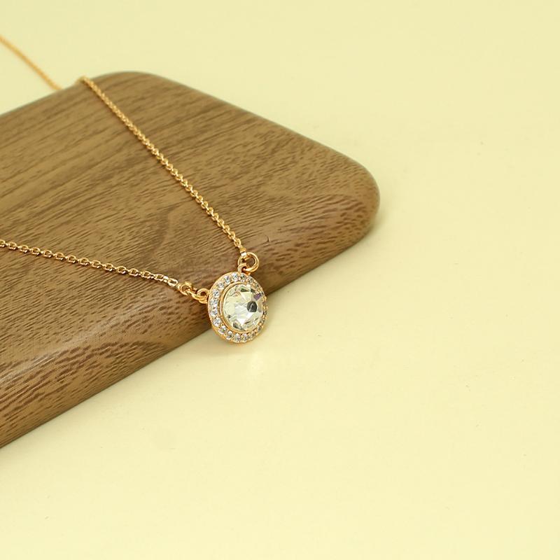 Chokers Charming Crystal Round Pendant Women Girls Christmas Choker Chunky Generous 18K Gold Plated Temperament Fashion Necklace
Chokers Charming Crystal Round Pendant Women Girls Christmas Choker Chunky Generous 18K Gold Plated Temperament Fashion Necklace