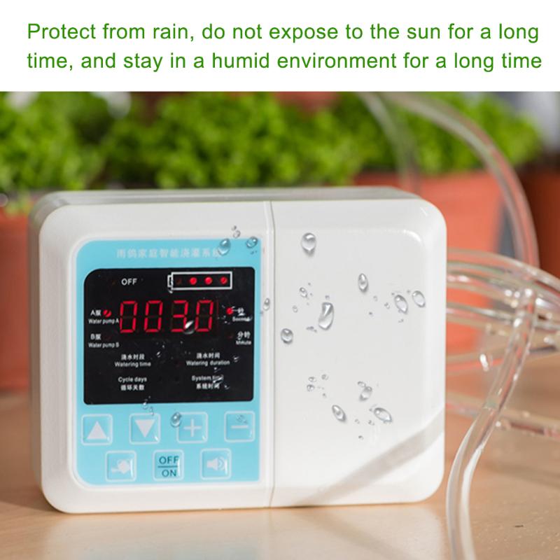 English Intelligent Garden Automatic Watering Device Solar Energy Charging Potted Plant Drip Irrigation Water Pump Timer System Equipments
English Intelligent Garden Automatic Watering Device Solar Energy Charging Potted Plant Drip Irrigation Water Pump Timer System Equipments