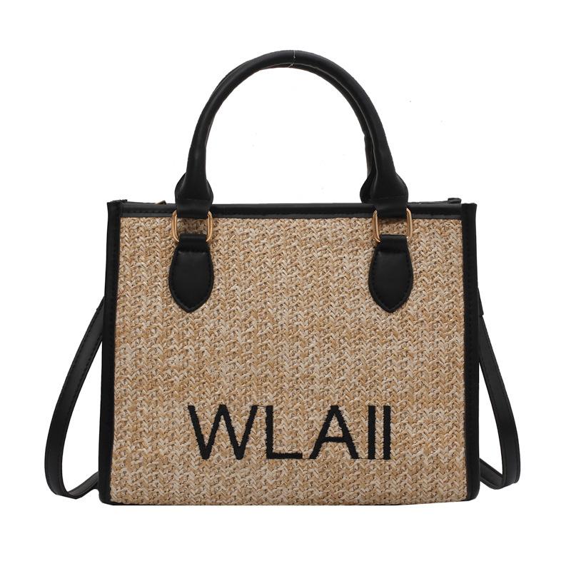 Evening Bags Cross-border Wind Straw Woven Tote Bag Fashion Letter Large Capacity Handbag Shoulder Messenger Summer Commuter Big
Evening Bags Cross-border Wind Straw Woven Tote Bag Fashion Letter Large Capacity Handbag Shoulder Messenger Summer Commuter Big