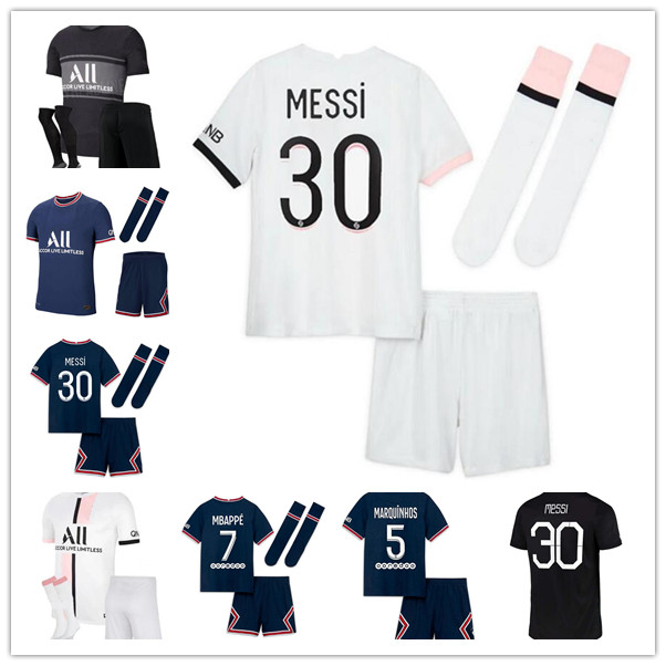 Messi 30 Maillots 21 22 MBAPPE 4th Soccer Jerseys ICARDI VERRATTI Football Shirt 2021 2022 Men Kids maillot de foot hommes enfants Kits
Messi 30 Maillots 21 22 MBAPPE 4th Soccer Jerseys ICARDI VERRATTI Football Shirt 2021 2022 Men Kids maillot de foot hommes enfants Kits