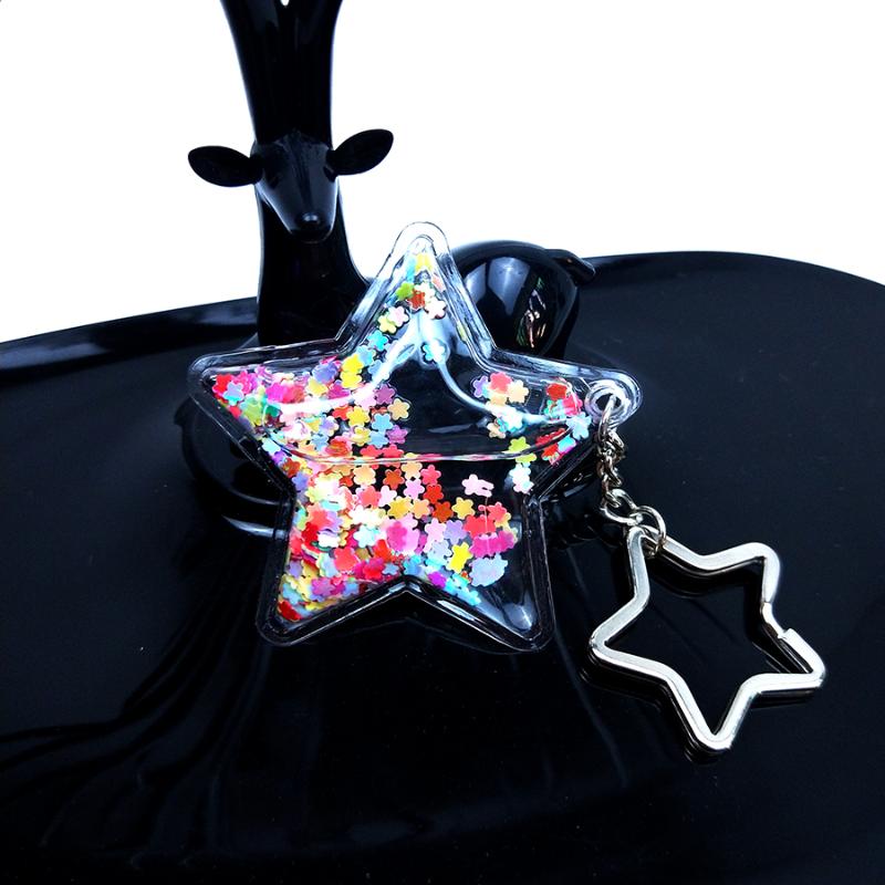 Keychains Creative Couples Woman Key Chain Gift Jewelry Five-Pointed Star Heart Shaped Liquid Keychain Pentagram Glitter Quicksand Keyring
Keychains Creative Couples Woman Key Chain Gift Jewelry Five-Pointed Star Heart Shaped Liquid Keychain Pentagram Glitter Quicksand Keyring