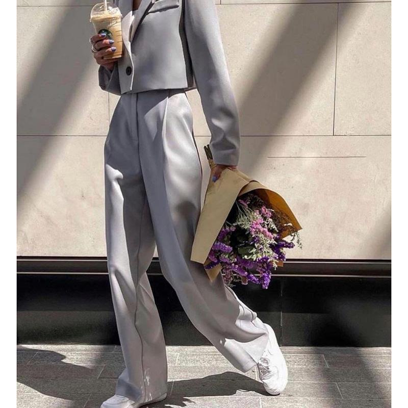 Women' Two Piece Pants Elina Spring Solid Suits Women Vogue Notched Single Button Blazers Suit Elegant Long Flare Female Ladies, Black
Women' Two Piece Pants Elina Spring Solid Suits Women Vogue Notched Single Button Blazers Suit Elegant Long Flare Female Ladies, Black