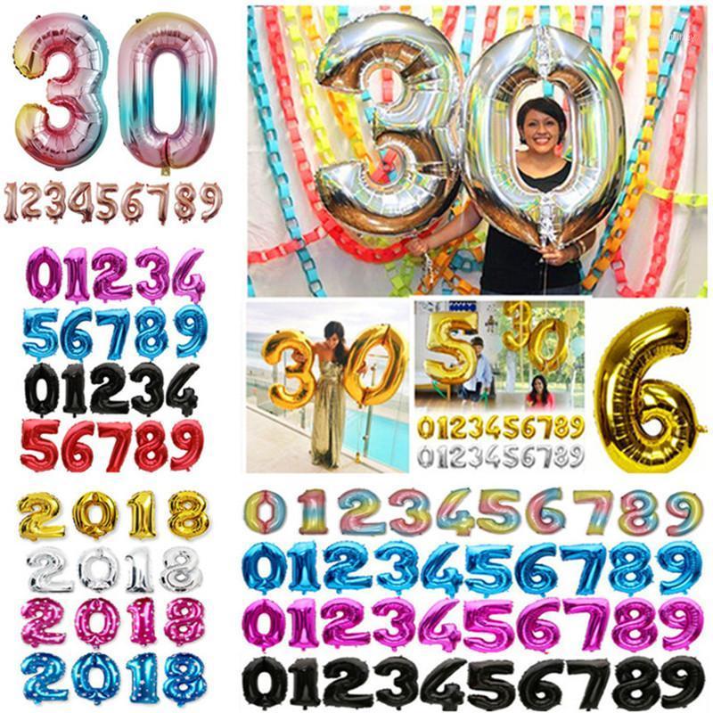 Party Decoration 32 Inch Foil Balloons Gold Silver Helium Balloon Big Wedding Happy Birthday Number Giant Balls
Party Decoration 32 Inch Foil Balloons Gold Silver Helium Balloon Big Wedding Happy Birthday Number Giant Balls