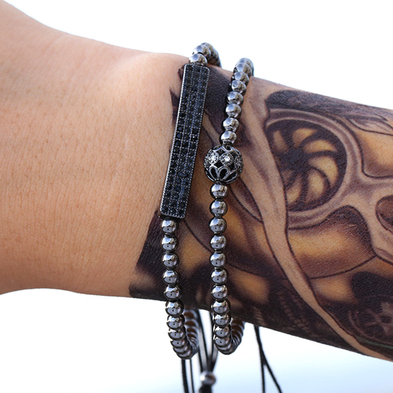 6mm copper beads adjustable bracelet set fashion men bracelets for women jewellery pulsera hombre armband accessories bileklik, Black
6mm copper beads adjustable bracelet set fashion men bracelets for women jewellery pulsera hombre armband accessories bileklik, Black
