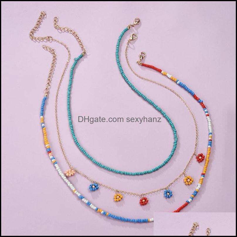 & Pendants Pendant Necklaces Hangzhi 3Pcs/Set Bohemia Mtilayer Ethnic Colorf Resin Flowers Beaded Statement Women Vacation Jewelry Drop Deli
& Pendants Pendant Necklaces Hangzhi 3Pcs/Set Bohemia Mtilayer Ethnic Colorf Resin Flowers Beaded Statement Women Vacation Jewelry Drop Deli