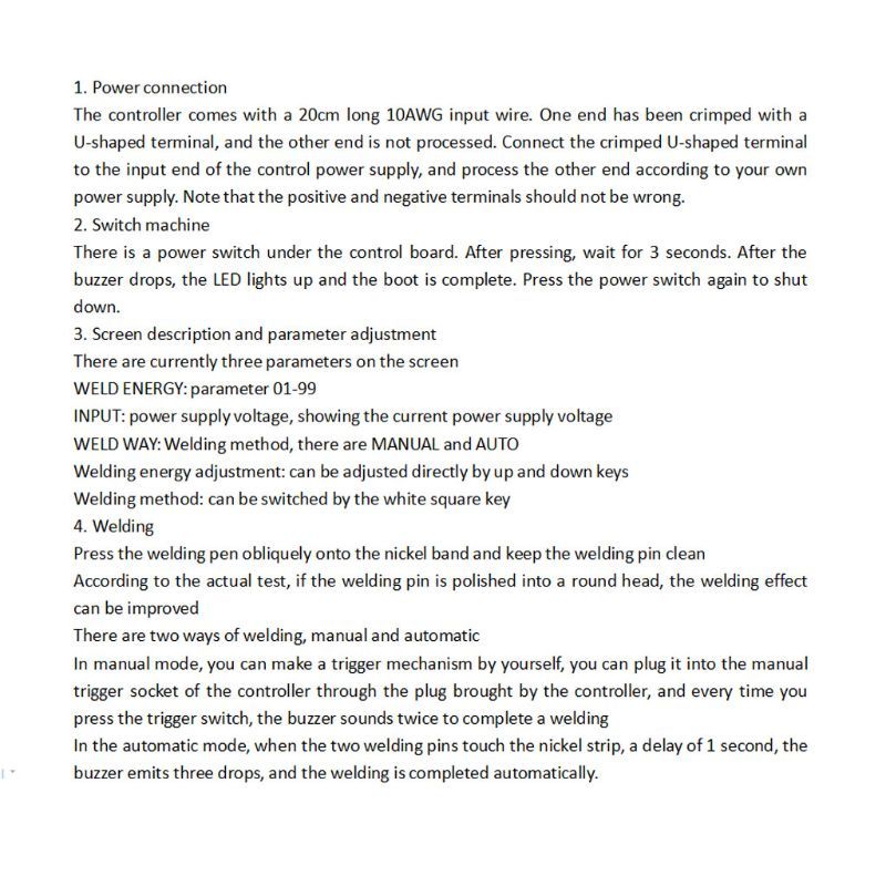 Portable Diy Mini Spot Lasser Machine 18650 Battery Miscellaneous Lassen Feeding for Super Capcitor