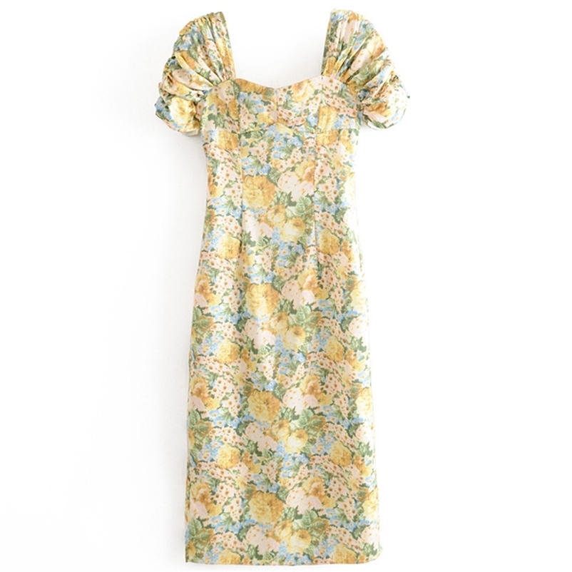 Summer Long Dress Ladies Stretchable Floral Print Fashion Cute Sweat Soft Slim Zipper Size L 210524, As the photo
Summer Long Dress Ladies Stretchable Floral Print Fashion Cute Sweat Soft Slim Zipper Size L 210524, As the photo